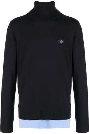 OFF-WHITE Embroidered-logo long-sleeve sweatshirt