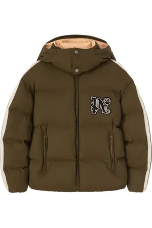 Palm Angels Monogram down hooded jacket
