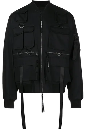 MOSTLY HEARD RARELY SEEN Multiple-pocket bomber jacket