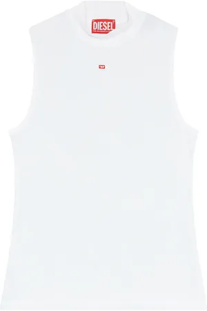Diesel T-Mokky-Sl-Microdiv mock-neck top