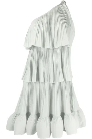 Lanvin Pleated one-shoulder dress