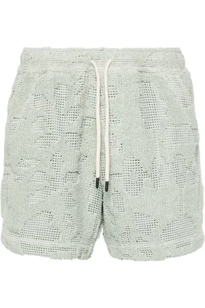 Oas Galbanum mid-rise deck shorts