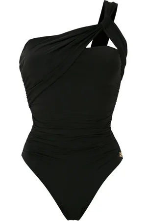 Brigitte Draped one-shoulder swimsuit