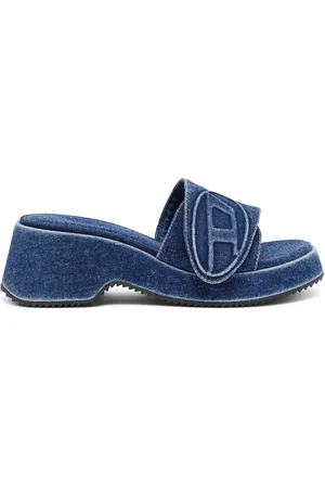 Diesel Sa-Oval D Pf W denim sandals