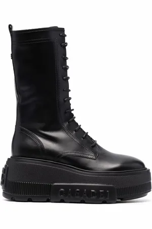 Casadei Lace-up platform boots