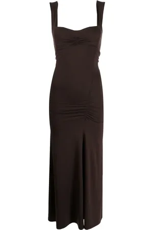 Reformation Suvi ruched midi dress