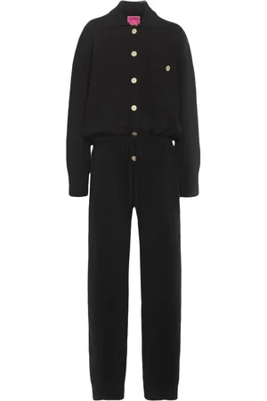 Barrie X Sofia Coppola long-sleeve cashmere jumpsuit