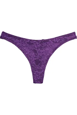 FLEUR DU MAL Le Stretch lace thong
