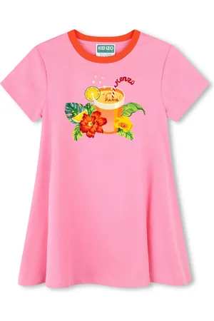 Kenzo Graphic-print organic cotton dress