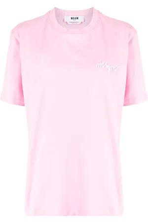 Msgm Chest-logo crew neck T-shirt