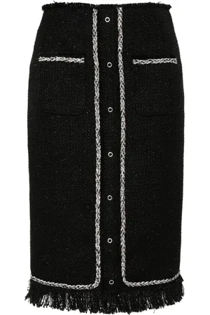 GIUSEPPE DI MORABITO Rhinestone-embellished midi skirt
