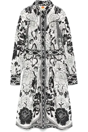Farm Rio Flower Leopards midi dress