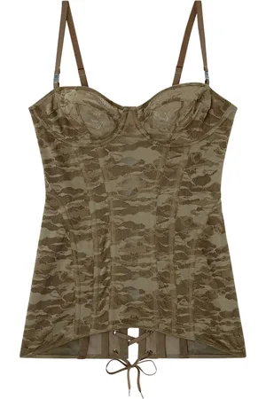 Diesel X Savage x Fenty camo corset