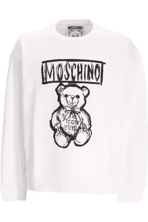 Moschino Logo-print cotton sweatshirt