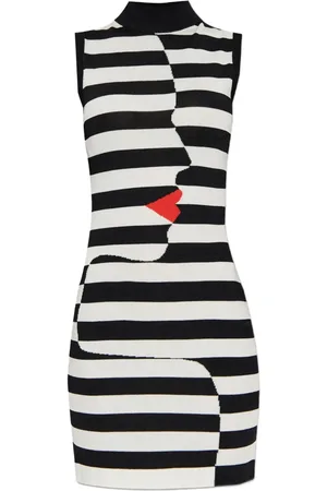 Balmain Striped mini dress