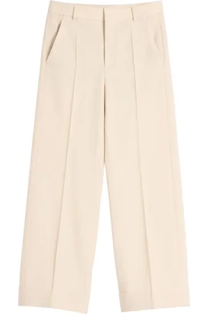 VALENTINO GARAVANI Turn-up gabardine trousers