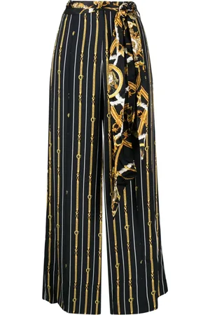 Camilla Coast To Coast-print silk trousers