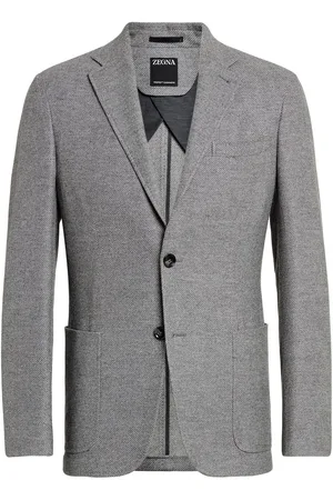 Ermenegildo Zegna Trofeo single-breasted cashmere jacket