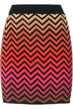 Missoni Zigzag-pattern degrad?? mini skirt