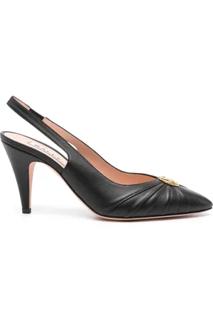 Bally Emblem 80mm leather pumps