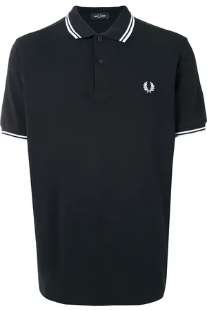 Fred Perry Stripe-trim logo polo shirt