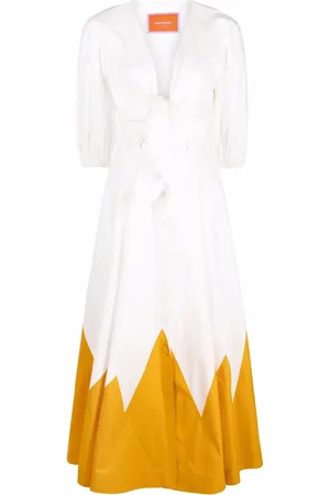 La DoubleJ Peek-A-Boo graphic-print dress