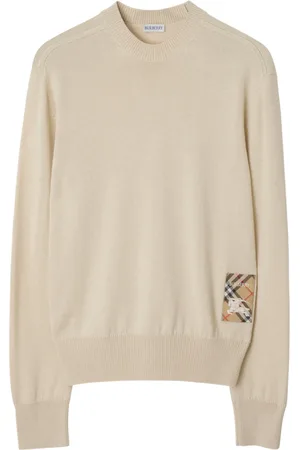Burberry Check-label wool sweater