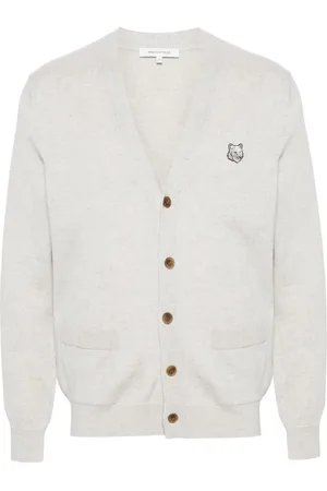 Maison Kitsuné Bold Fox Head wool cardigan