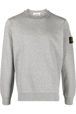 Stone Island Compass-badge cotton sweatshirt
