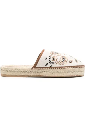 Alanui Bandana-jacquard flat espadrilles