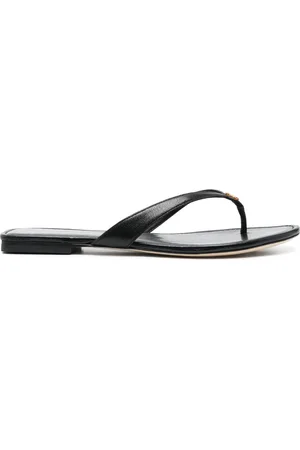 Tory Burch Classic leather flip flops
