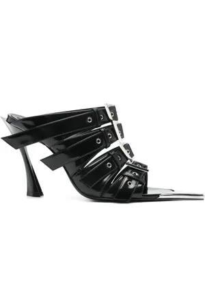 MUGLER 100mm buckle-detailed sandals