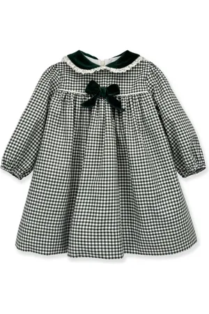 LA STUPENDERIA Gingham-check dress