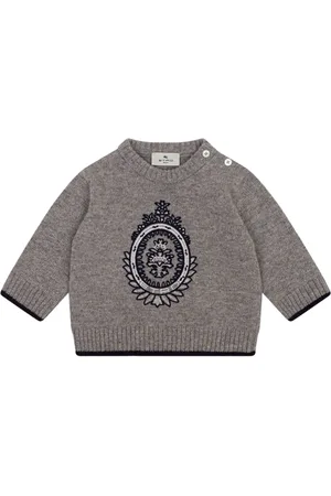 Etro Coat of Arms-embroidered jumper