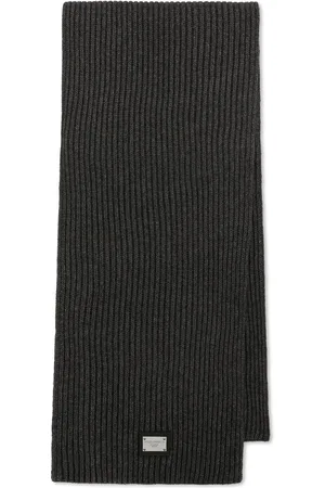 Dolce & Gabbana Logo-patch wool scarf