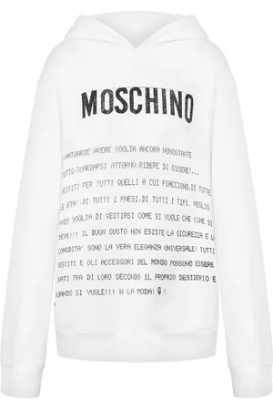 Moschino Text-print hoodie