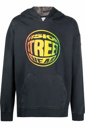 Alchemist Ripped-detail hoodie
