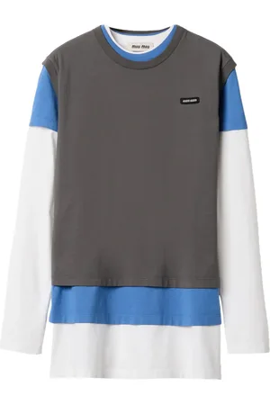 Miu Miu Logo-patch T-shirt (pack of three)
