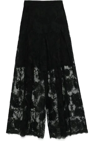 ERMANNO SCERVINO Lace palazzo pants