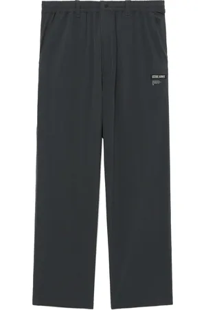 Izzue Logo-appliqu??d trousers