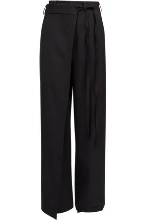 Maison Margiela Single-stitch logo flared trousers