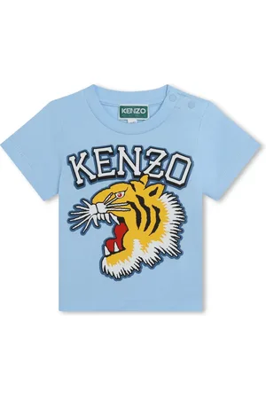 Kenzo Tiger-print cotton T-shirt