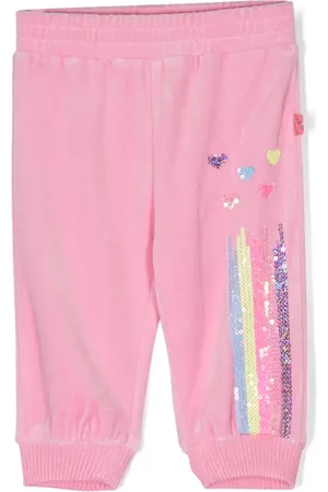 Billieblush Sequin-embellished track pants