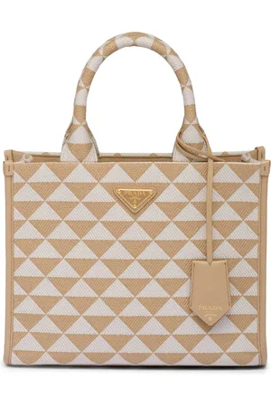 Prada Small Symbole jacquard tote bag