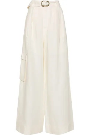 Twin-Set Belted wide-leg trousers