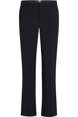 Karl Lagerfeld Mid-rise tailored trousers