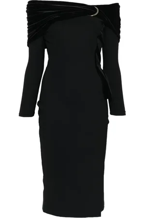 CHIARA BONI Panelled-design midi dress