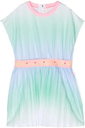 Billieblush Gradient-effect short-sleeved dress