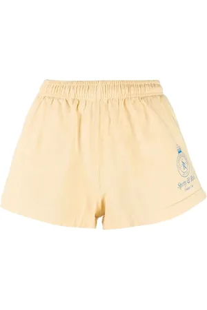 Sporty & Rich Logo track shorts