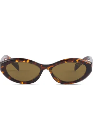 Prada Symbole oval-frame sunglasses